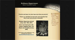 Desktop Screenshot of kalmenopperman.com